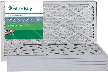 Amazon Com Filterbuy 13x20x1 Merv 13 Pleated Ac Furnace Air Filter Pack Of 6 Filters 13x20x1 Platinum Appliances