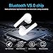 True Wireless Stereo Earbuds Bluetooth Headset in-Ear Earbuds Sports Headset,Bluetooth 5.0 Auto Pairing with Charging Case Compatible for Airpods Android/iPhone（White）thumb 4