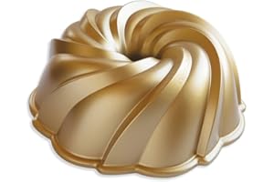 Nordic Ware Swirl Bundt Pan, 10-Cup, Gold