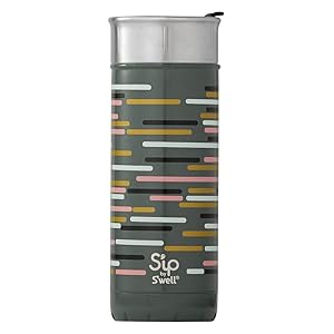 S'ip by S'well 16oz Vacuum Insulated Stainless Steel Portable Travel Beverage Mug - Seal The Deal Pink