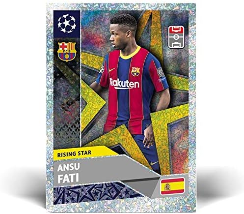 Topps UCL Mini Tin of Stickers T.20/21 (9 envelopes), Chrome,gold - Image 5