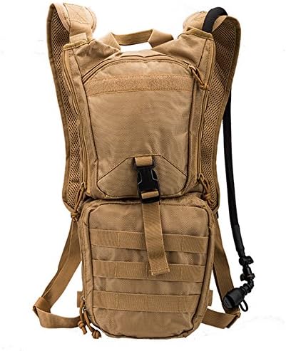 Hydration Pack Tactical Water Hiking Backpack including 3L BPA free Hydration Bladder,Heavy Duty,Light Weight,for Riding Hiking Camping Cycling