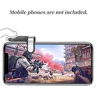 Kathleen88 Game Trigger Grip Smartphone Gamepad Aiming Assist Button Gaming Handle Moving Fire Controller Adjustable Mobile Shooter Sensitive