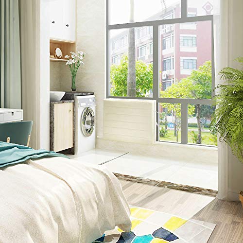 GISSVOGEEK Indoor Air Conditioner Cover for Window Units, Window AC Unit Cover for Inside, Double Insulation with Drawstring, Medium Beige 25 x 17 x 3 inches (L x H x D) - Thumbnail 5