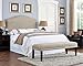 Pulaski DS-8632-400 Selma Upholstered Bed Benches, Queen, Beige