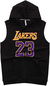 lakers sleeveless hoodie