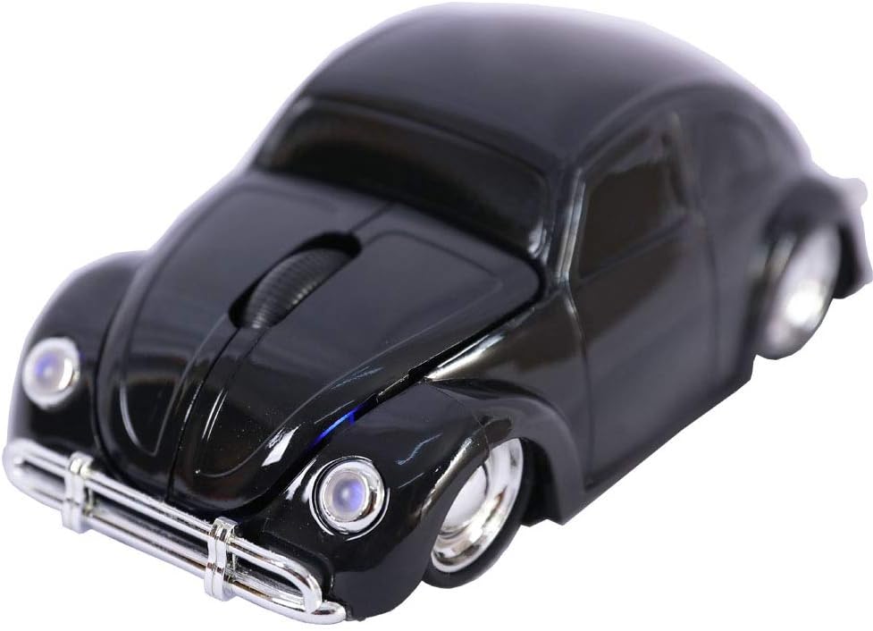 Jinfili Wireless Car Mouse 1967 Classical Style Car Wireless Mouse Ergonomic Optical Mice for Desktop Laptop PC Mac