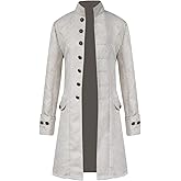 Apocrypha Mens Vintage Tailcoat Jacket Goth Long Steampunk Victorian Frock Coat
