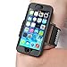 SUPCASE Easy Fitting Sport Running Armband for iPhone 6S Plus Combo with Premium Flexible Case (Black)