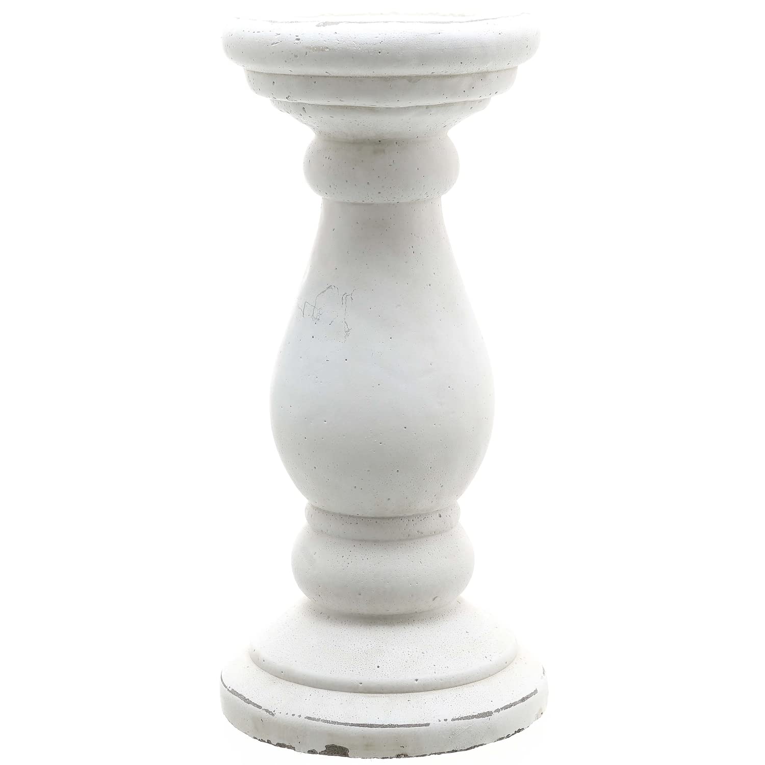 Matt White Ceramic Candle Holder