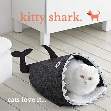 Pet Supplies Large Cats And Small Dogs Mummy Dinosaur Premium Kitty Shark Novelty Indoor Cat House Cat Bed Kitten Bed Cat Cave Cat Condo Small Dog Bed Suitable For Kittens Cat Houses Condos