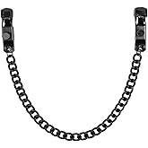 Stainless Steel Body Clamps Clips with Body Chain Necklace for Women Adjustable Weighted Pressure Bodies Ring Non-Piercing Faux Bodies Jewelry