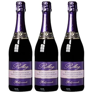 Rilling Württemberger Trollinger Lemberger Sekt b.A. trocken (3 x 0.75 l)