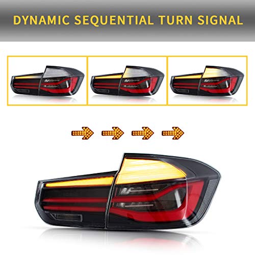 YUANZHENG LED Sequential Tail Lights for [BMW F30 F80 320i 328i 335i
