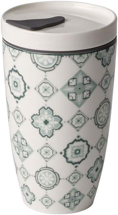 Villeroy & Boch Jade Coffee-to-go-Becher, Premium Porzellan, 350 mL
