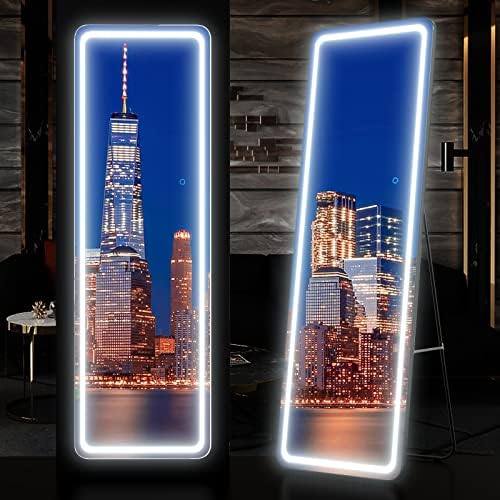 EDTEMI 63"x20" Full Length Floor Mirror LED Whole Body Mirror, Wall