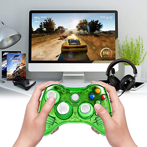 Wireless Controller for Xbox 360, PowerLead Wireless Gamepad Vibration