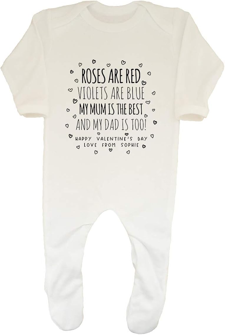 valentines sleepsuit