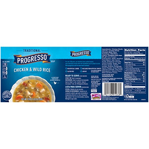 Progresso Chicken and Wild Rice Soup, Pack of 12 - Image 5