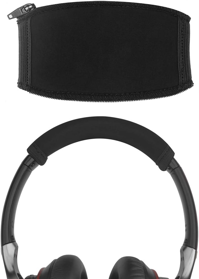 Geekria Flex Fabric Headband Cover Compatible with ATH-ANC9, AKG K553, Denon AH-D40, Soundcore Space Q45