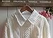 Half Shirt Detachable Fake False Faux Collar Cuff Cotton Choker Tie White