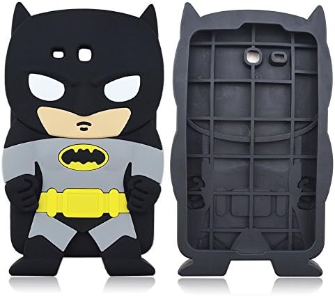 Showtime™ Galaxy Tab 3 T110 Case,Hybrid Armor Full-body High Impact Soft Hard Kickstand Protective Smart Cover or 3D Cartoon Figure Silicone Cover for Samsung Galaxy Tab 3 Lite 7" T110/T111 (Bat Man)