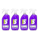 Boulder Clean Natural Granite & Stainless Steel Cleaner, Lavender Vanilla, 28 oz (Pack of 4)