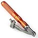 UNIWENT EDC Alloy Fire starter Waterproof Magnesium flint stone CNC gear pocket outdoor(Orange)