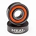 Neal Precision Skate Bearings / 3 Different Types - Ceramic - Swiss - Titanium / 608rs - Skateboard - Longboard - Inline - Scooter. The Best Bearings Guaranteed.