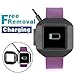 AWINNER Easy Charger Clip Compatible with Fitbit Blaze -Replacement USB Charger Adapter Charge Cord Charging Dock Cable