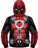 Teenager's/Adults Deadpool Fleece Mask Hoodie Costume