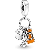 Symbols of New York City Dangle Charm 925 Sterling Silver Pendant,Jewelry Beads Gifts for Women Bracelet&Necklace A0168