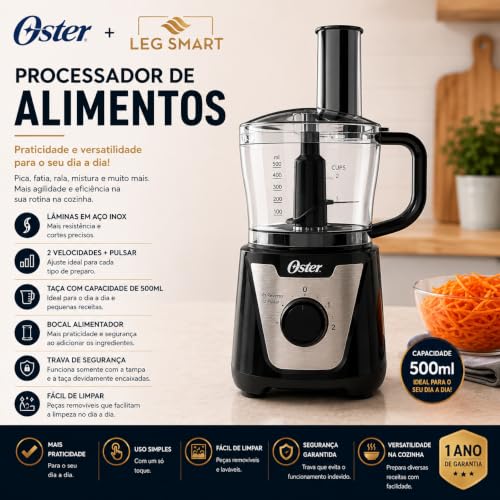 OSTER - Multiprocessador Oster 3 Em 1 OMPR680 127v