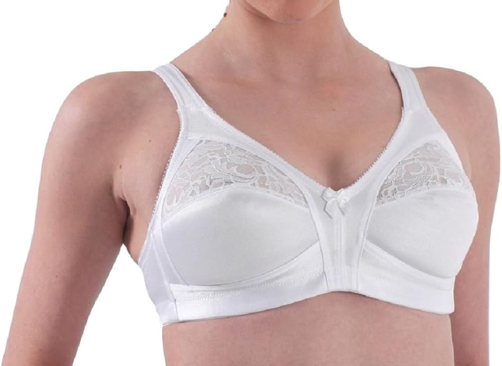 Marlon 2 x Firm Control Non Wired Soft Cup Bra BR404 Black or White