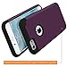iPhone 6S Plus Case, MagicMobile® Hybrid Thin Armor Protective Case For Apple iPhone 6S Plus Shockproof Skin Hard Dual Defender Cover Impact Resistant Case for iPhone 6S Plus (5.5-inch) [Purple/Black]