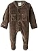 L'ovedbaby Unisex-Baby Newborn Organic Cotton Velour Footed Overall