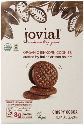 JOVIAL Organic Crispy Cocoa Einkorn Cookie, 8.8 OZ - Thumbnail 7
