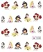 3 Sheets Princess Girl Cartoon Nail Art Stickers Water Transfer Decals 1538