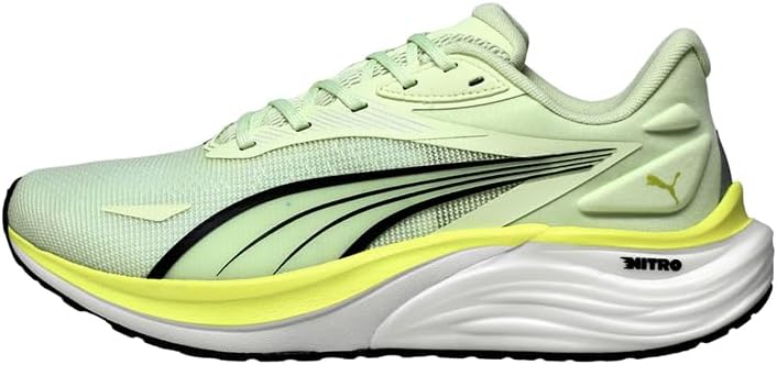 Herren Electrify Nitro 4 Straßen-Laufschuh, Apple Spritz-LUX Lime Black, 40.5 EU, Apple Spritz LUX Lime PUMA Schwarz, 40 EU