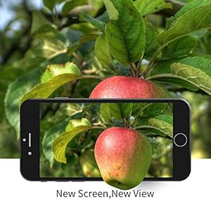 Brinonac Display per iPhone 8 Plus Schermo Nero 5,5 Pollici LCD Touch Screen Frame Vetro Schermo Kit Smontaggio Trasformazione Completo di Ricambio Utensili Inclusi - immagine 7