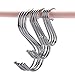 Quany Life Medium,Large, Scarf Apparel Punch Cup Bowl Kitchen S Shaped Silver Plating Hanging Hooks LAOZHOU 30 Pack of Small, White