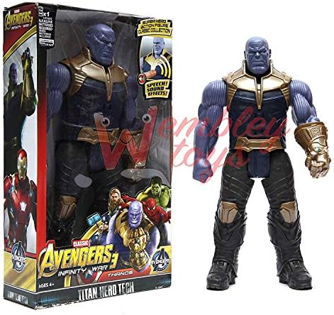 Toy Corner Marvel Avengers Endgame Villain Thanos Figure with Speech Sound