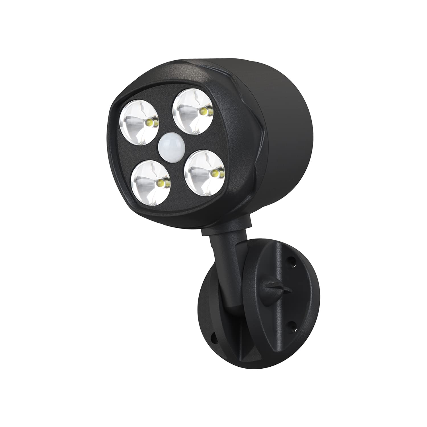 Photo 1 of Quiltered Motion Sensor Outdoor Lights, Battery Operated 600LM Motion Detector Security Lights, Black (1 Pack)