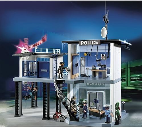 casa de policia de playmobil