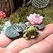 COOLTOP Miniature Fairy Garden Dollhouse Miniature Plant Pots Bonsai Craft Micro Landscape DIY Decor Set (frog set)