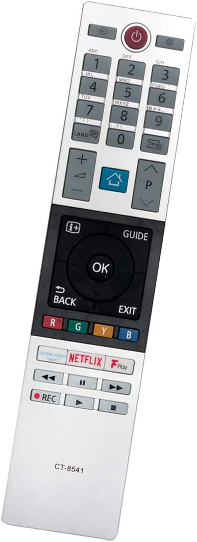 ALLIMITY CT-8541 Remote Control Replacement for Toshiba Smart LED TV RC42150P 24W1863DB 24W3863DB CT8541 32D3862DB 32D3864DB 32WD3A63DB 39L2863DB 40L2863DB 49L3863DB 40L3863DB 43VL5A63DB 58U2963DB