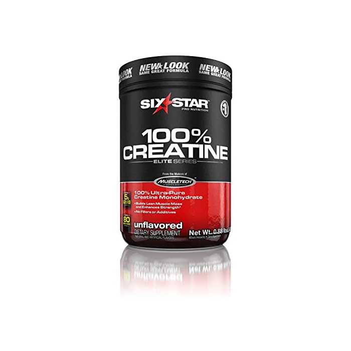 Creatine Monohydrate | Six Star Elite 100% Creatine Monohydrate Powder | Post Workout Muscle Recovery & Muscle Builder…