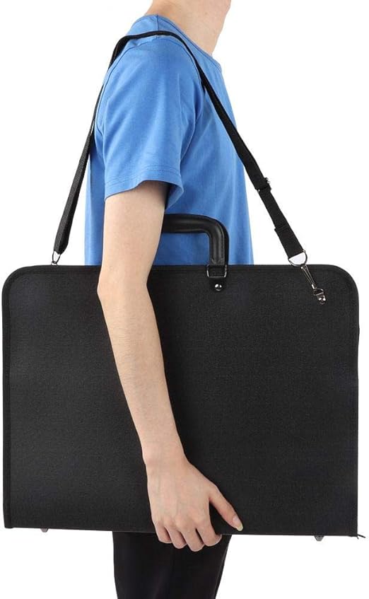 A3 Portfolio Case for Painting Board, PVC Portable Art Portfolio Carry