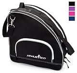 Athletico Ice & Inline Skate Bag - Premium Bag to Carry Ice Skates, Roller Skates, Inline Skates for Both Kids and Adults (Black)