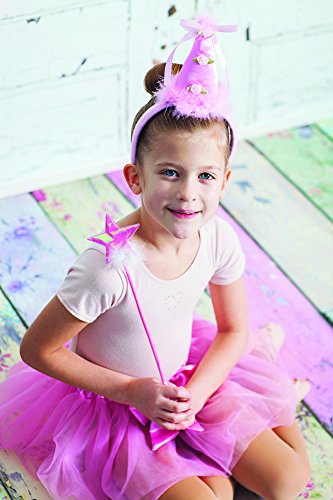 Pink Birthday Princess Wand, Headband & Tutu